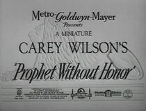 Prophet Without Honor (Short 1939) (1939)